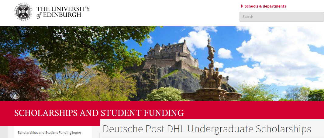 Deutsche Post DHL Undergraduate Scholarships 2017/18