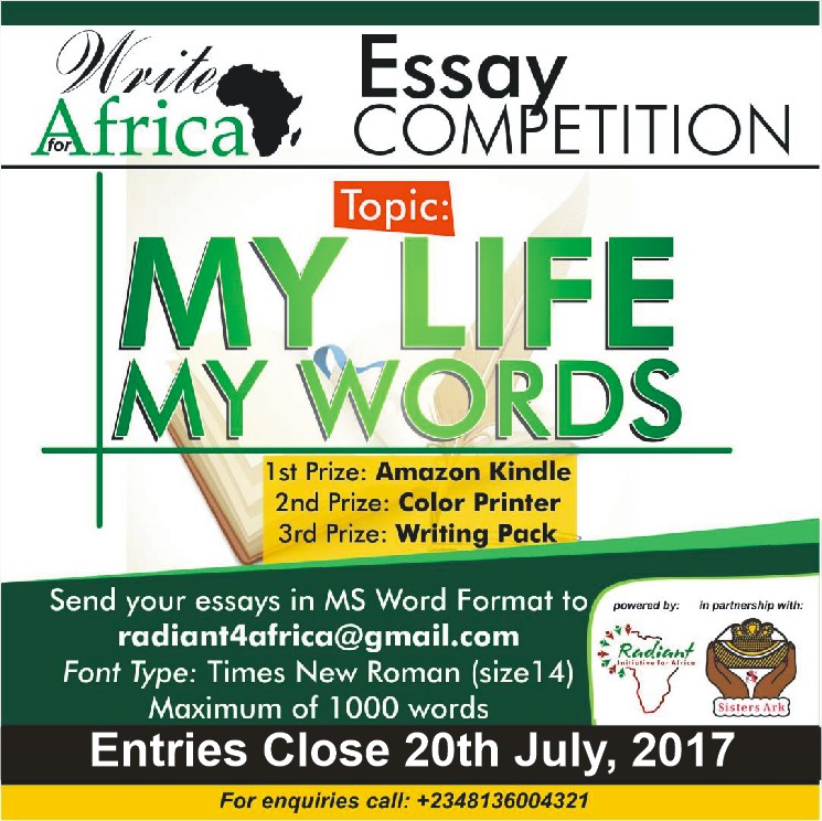 south african essay competitions