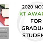 NCCPH Knowledge Translation Graduate Student Awards 2020