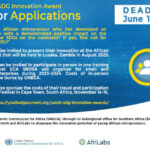 Africa Youth SDG Innovation Award 2023 for Young Entrepreneurs