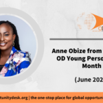 Anne Obize From Nigeria is OD Young Person Of The Month- June 2023