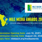 Nile Media Awards 2023 for Journalists in the Nile Basin