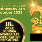 18th Wole Soyinka Award for Investigative Reporting 2023