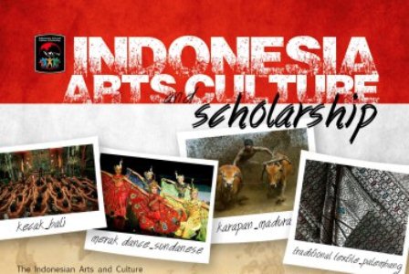 2014 Indonesian Arts And Culture Scholarship