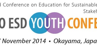 2014 UNESCO ESD Youth Conference in Japan!