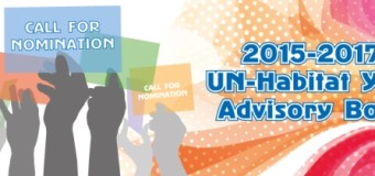 Call for Nomination: UN-Habitat Youth Advisory Board 2015-2017