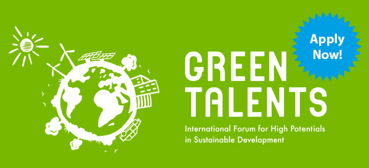 Green Talents Competition for Young Researchers 2015 (Win a fully-funded trip to Germany)