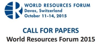 Call for Papers for World Resources Forum 2015