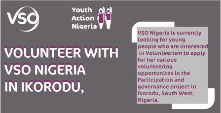 Volunteering Opportunity with VSO for Young Nigerians