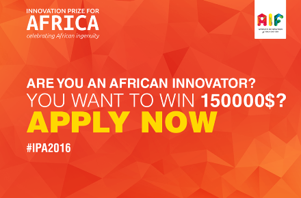 2016 Innovation Prize For Africa -$150,000 USD in Cash Prize – Opportunity  Desk