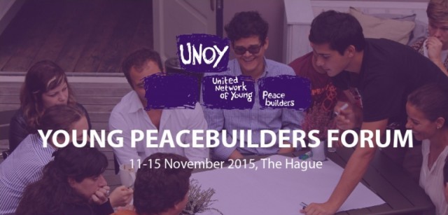 UNOY Young Peacebuilders Forum 2015 – The Hague, Netherlands