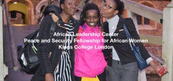 ALC Peace and Security Fellowship for African Women 2016 – King’s College London
