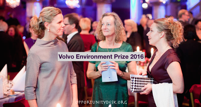 Volvo Environment Prize 2016 – Stockholm, Sweden