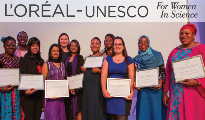 L’Oreal – UNESCO for Women in Science Sub-Saharan Africa Fellowships 2016