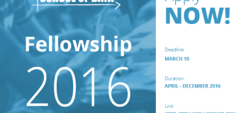School of Data Fellowship 2016 – Monthly Stipend of $1000