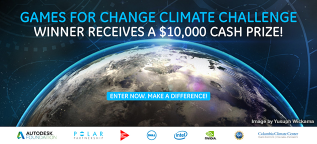 Games for Change Climate Challenge – Prize of $10,000 USD!