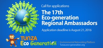 Apply: The 17th Eco-generation Regional Ambassadors Program