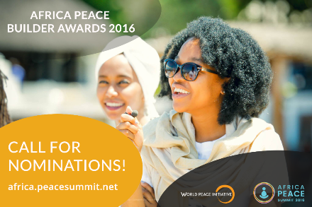 Africa Peace Builder Award 2016