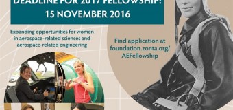 Zonta International Amelia Earhart Fellowship 2017