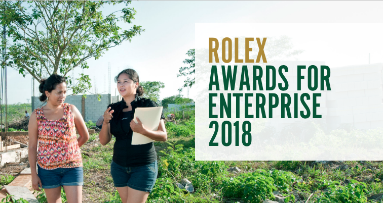 Rolex Awards for Enterprise 2018 (100,000 Swiss francs Prize for Winners)