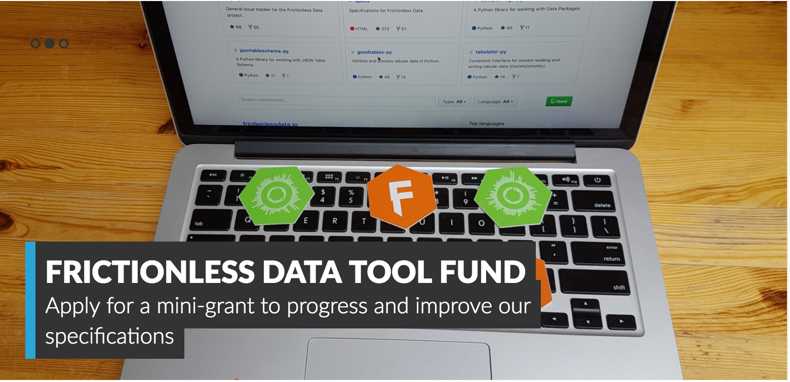 Open Knowledge International 2017 Frictionless Data Tool Fund – Win $5,000