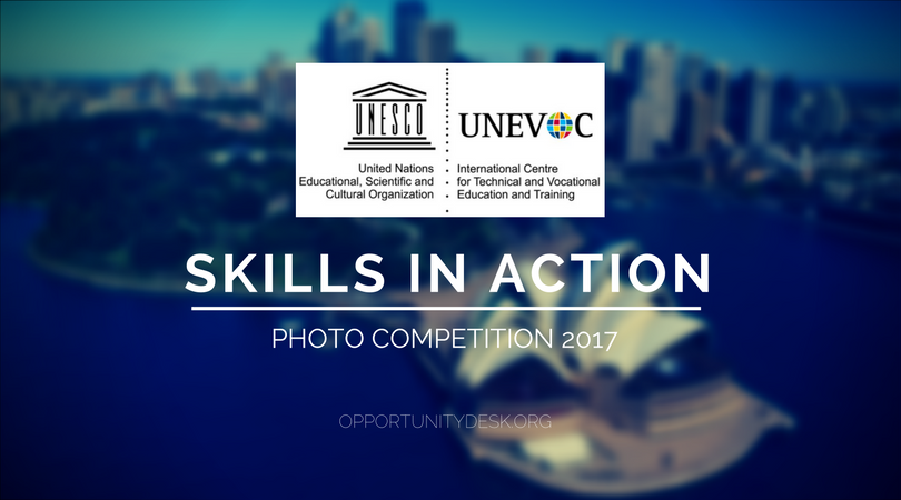 UNESCO-UNEVOC Skills in Action Photo Competition 2017