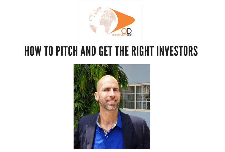 OD Facebook Live with Richard Tanksley on “How to Pitch and Get the Right Investors”