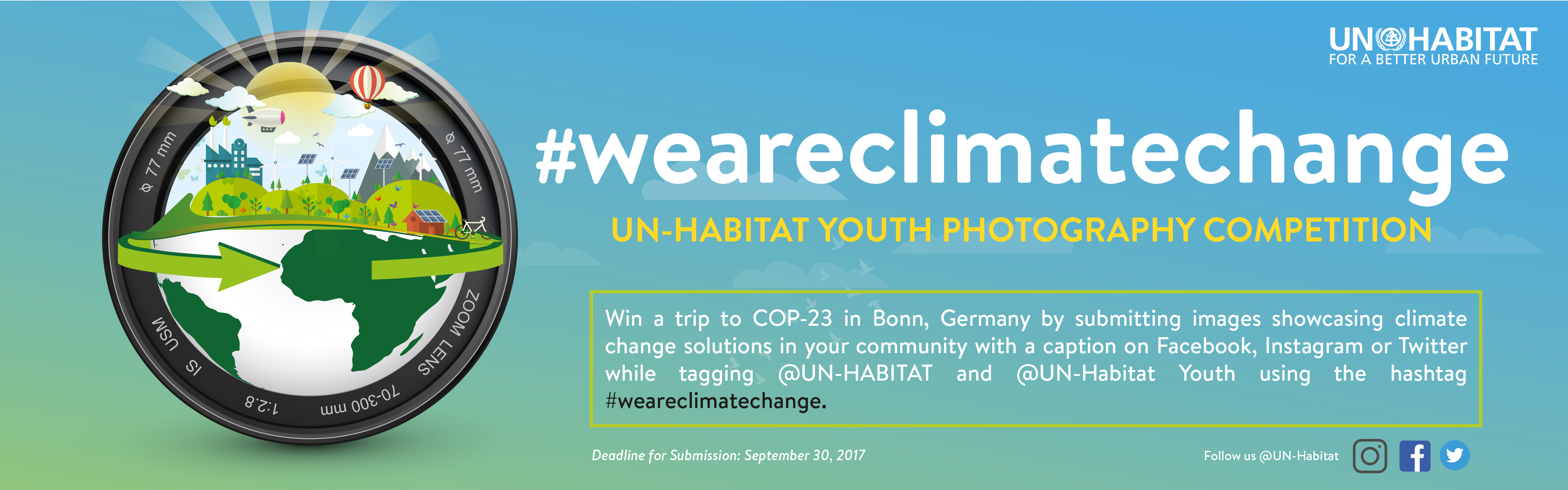 UN-Habitat Youth Photography Competition 2017 (Win A Trip to Bonn, Germany)
