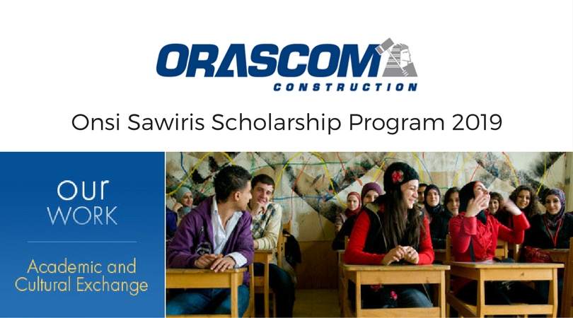 Onsi Sawiris Scholarship Program for Egyptians to Study in the United States 2019