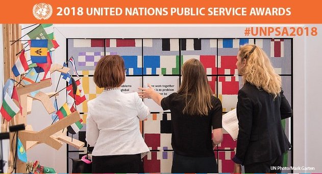 Nominations Open for United Nations Public Service Awards 2018