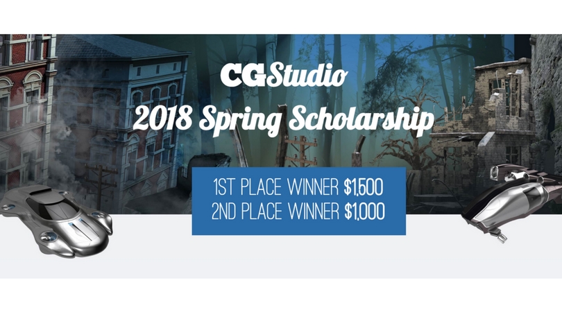 CGStudio 2018 Spring Scholarship ($2500 in Prizes)
