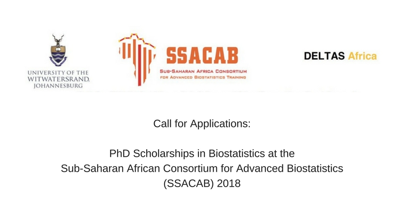 Apply: PhD Scholarships in Biostatistics at the Sub-Saharan African Consortium for Advanced Biostatistics (SSACAB) 2018