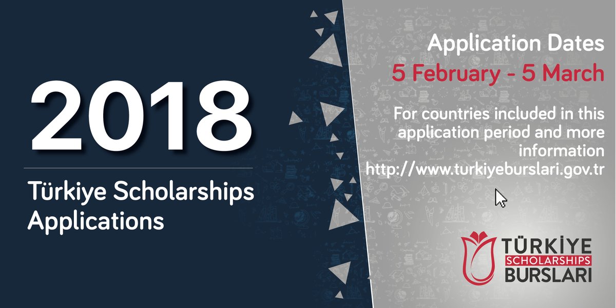 Apply for Türkiye International Scholarships to Study in Turkey 2018