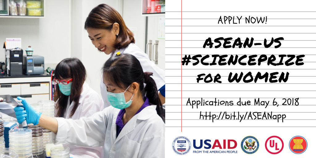 ASEAN – U.S. Science Prize for Women 2018 ($25,000 in Awards)
