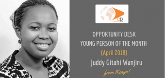 Juddy Gitahi Wanjiru from Kenya is OD Young Person of the Month for April 2018!