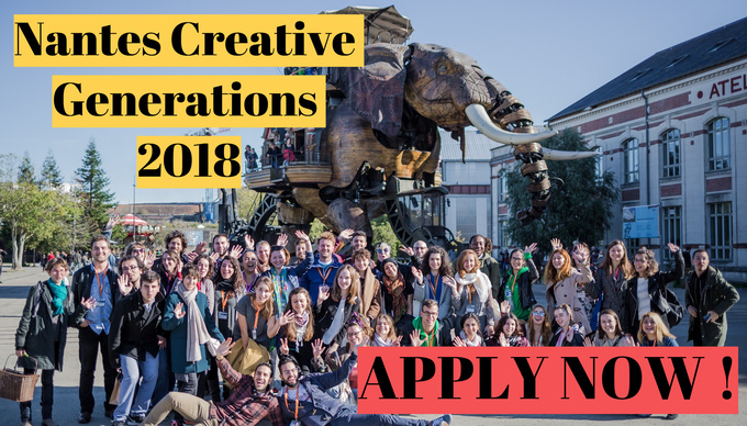 Apply for the Nantes Creative Generations Forum 2018 (Fully-funded)
