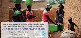 Young Water Fellowship Program 2018 for Young Leaders (Fully-funded)