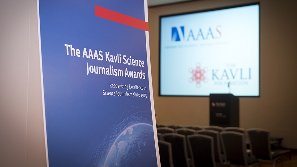 AAAS Kavli Science Journalism Awards 2018 (Win Cash Prizes & a trip to Washington DC)