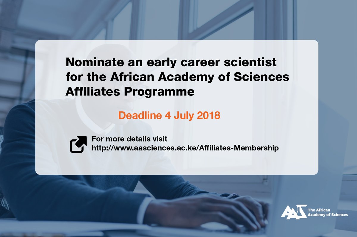 African Academy of Sciences (AAS) Affiliates Membership Programme 2018 for Early Career Scientists