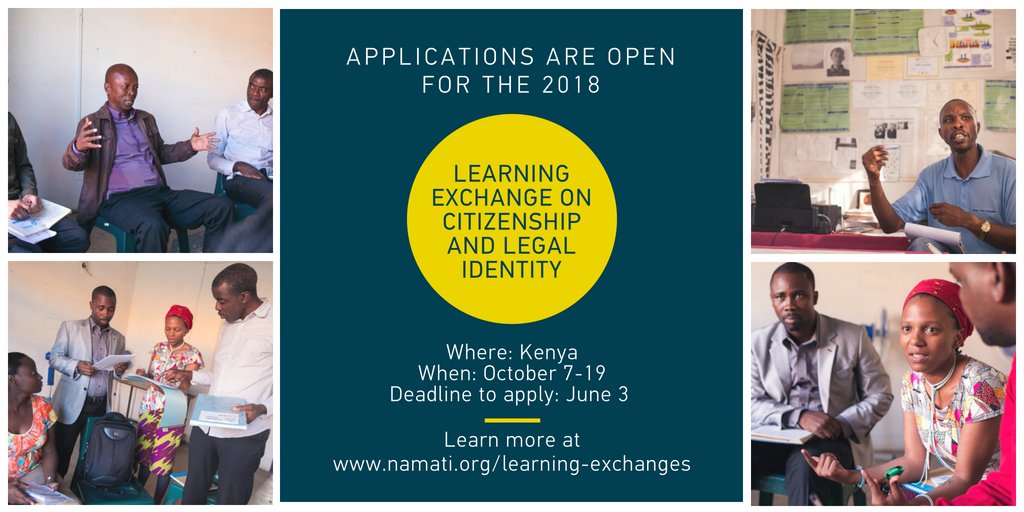 Global Legal Empowerment Network Learning Exchange 2018 (Fully-funded to Kenya)