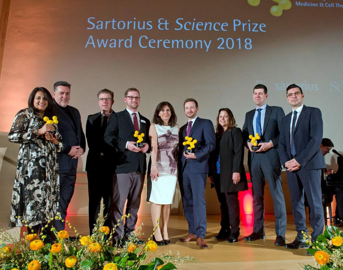 Sartorius & Science Prize for Regenerative Medicine and Cell Therapy 2019 (Award of $25,000)