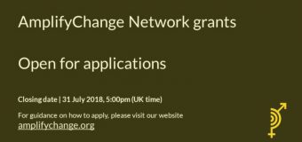 Call for Proposals: AmplifyChange Network Grants 2018 (Round 4)
