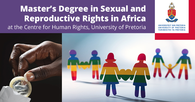 Centre for Human Rights Scholarship for Master’s Degree in Sexual & Reproductive Health in Africa 2019 at the University of Pretoria