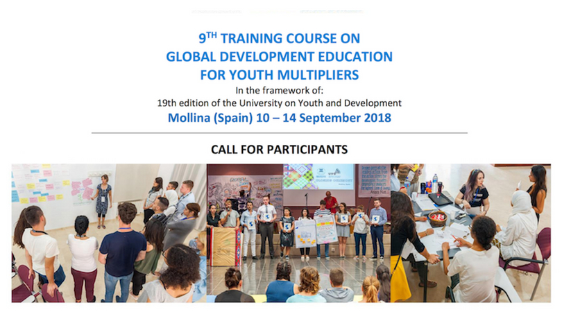 Apply: 9th Training Course on Global Development Education for Youth Multipliers (Fully-funded to Spain)