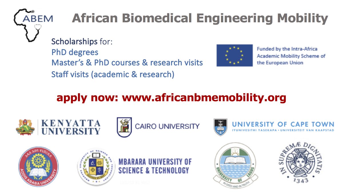 ABEM Biomedical Engineering Scholarships for African Postgraduate Students & Academics 2018/19 (3rd Round)