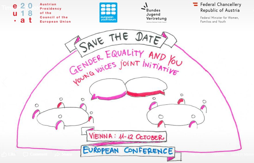 ‘Gender Equality and You’ Conference 2018 in Vienna, Austria (Funded)