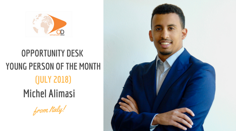Michel Alimasi from Italy is OD Young Person of the Month for July 2018!