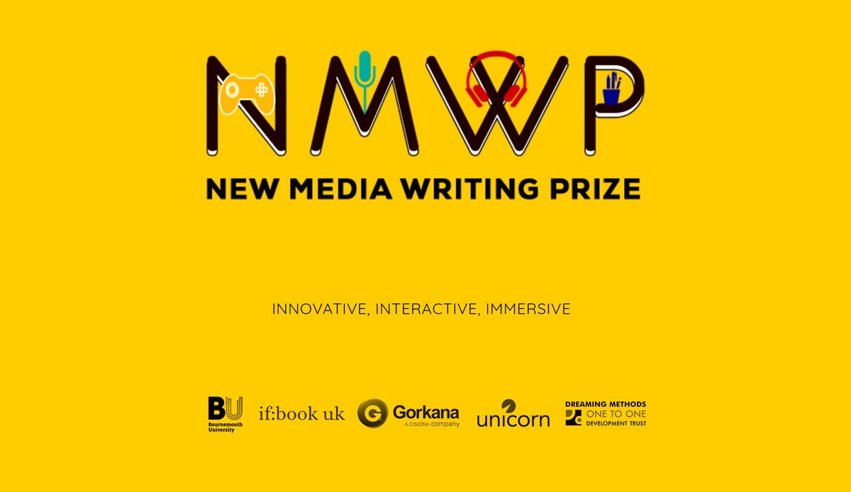 New Media Writing Prize 2018 – International Award for Innovative Writers