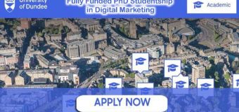 University of Dundee PhD Studentship in Digital Marketing 2018-2019 (Fully-funded)