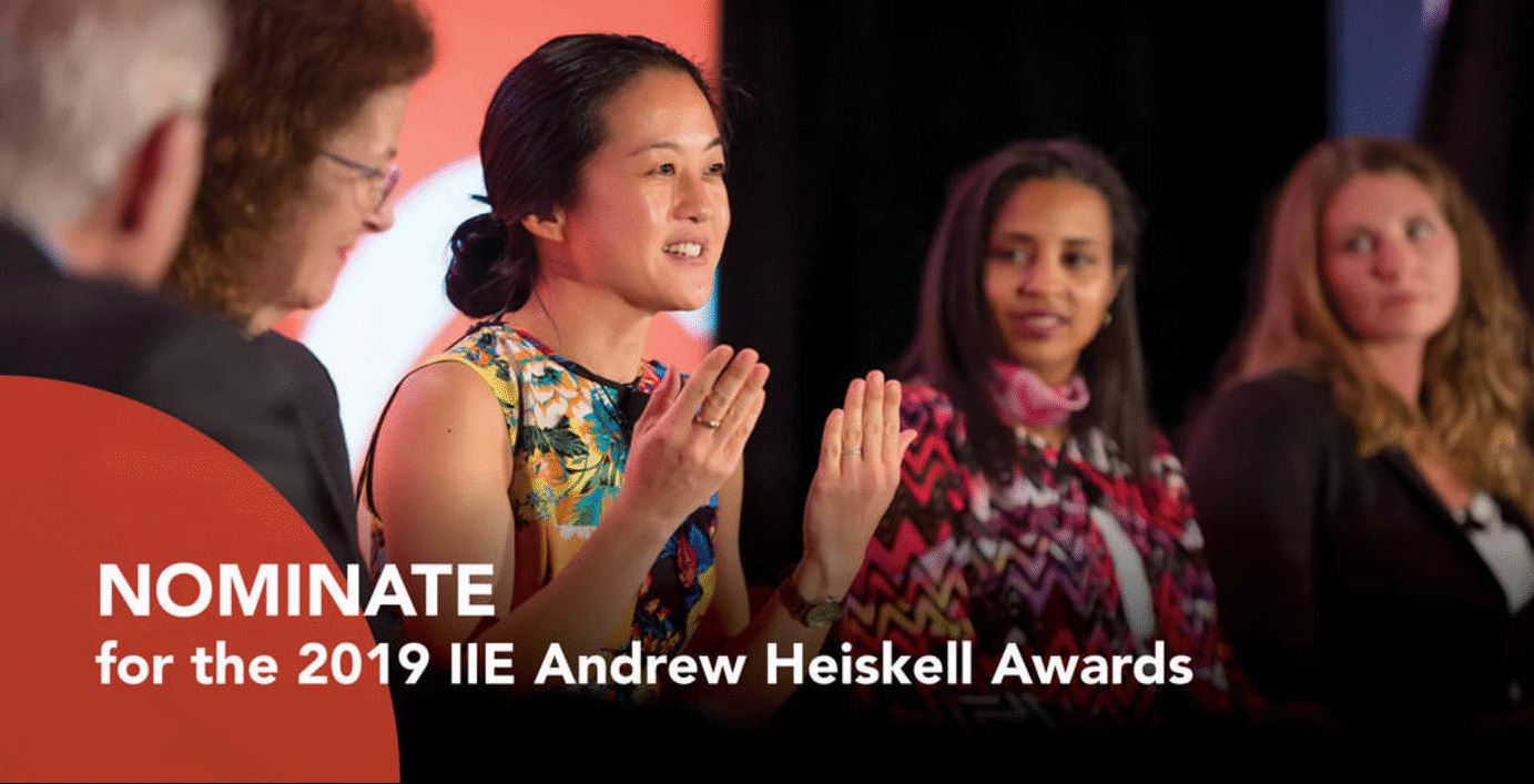 IIE Andrew Heiskell Awards for Innovation in International Education 2019
